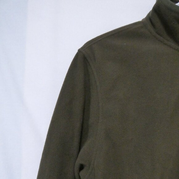 Y2K | GAP | medium | Olive Green Fleece Pullover Shirt - Picture 5 of 14